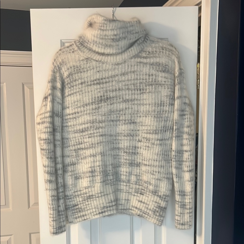 Everlane Cozy Gray Turtleneck Sweater